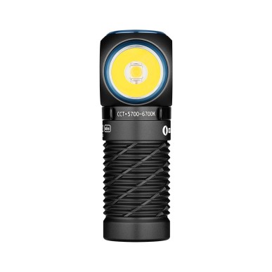 Olight - Perun 2 Mini | Lampe frontale rechargeable éclairage rouge - Noir