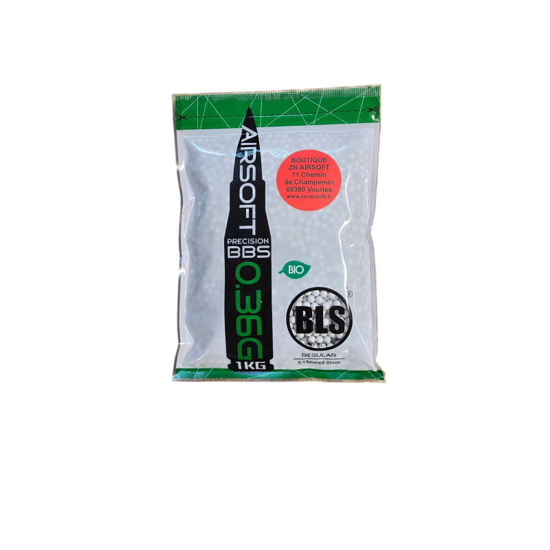 BLS - Billes Biodégradables 0.36g sac de 1Kg - Blanche BLS - Billes Biodégradables 0.36g sac de 1Kg - Blanche
