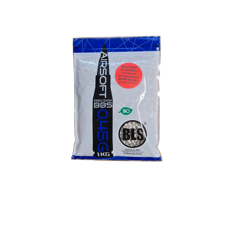 BLS - Billes Biodégradables 0.45g sac de 1Kg - Blanche BLS - Billes Biodégradables 0.45g sac de 1Kg - Blanche