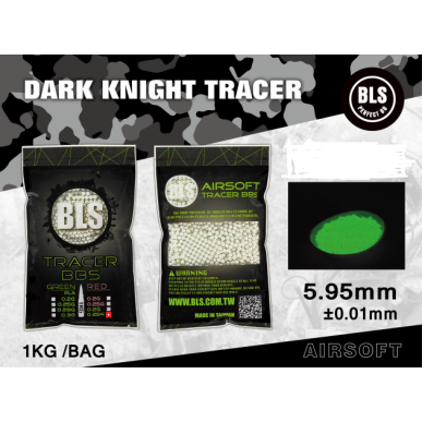 BLS - Billes Traçantes 0.25g  sac de 1Kg - Verte
