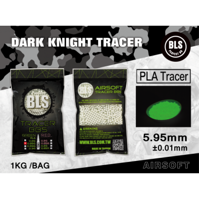 BLS - Billes Biodégradables Traçantes 0.25g  sac de 1Kg - Verte