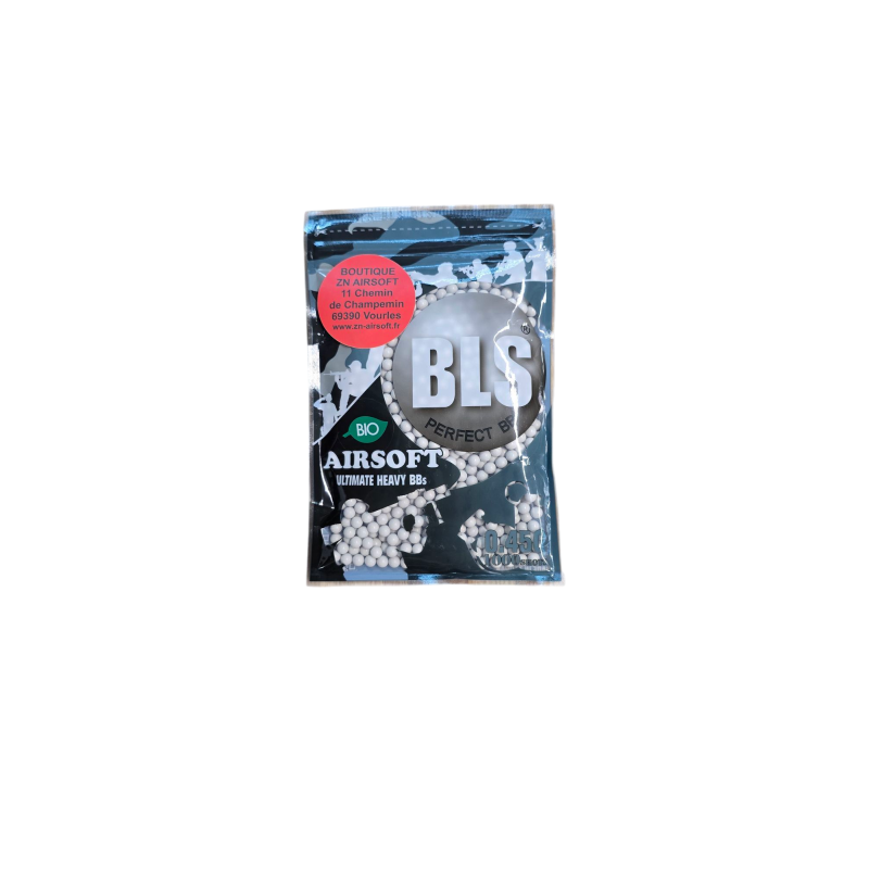 BLS - Billes Biodégradables 0.45g Sac de 1000 billes - Blanche BLS - Billes Biodégradables 0.45g Sac de 1000 billes - Blanche