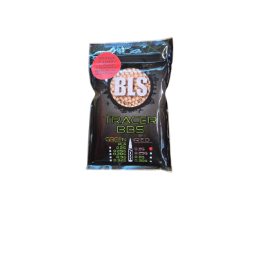 BLS - Billes Traçantes 0.20g Sac de 2000 Billes - Rouge