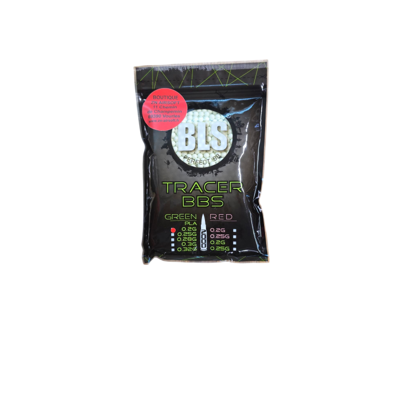 BLS - Billes Biodégradables Traçantes 0.20g Sac de 2000 Billes - Verte