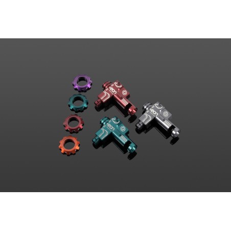 Gate - Bloc Hop Up EON CNC pour AEG - Titanium/Rouge