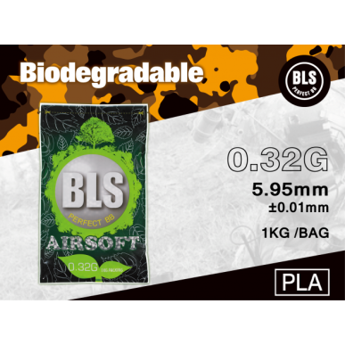 Billes BLS 0.32g Blanches – Précision et Fiabilité pour l'Airsoft