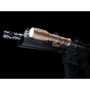 ASG - Lampe Tactique Avec Bouton Déporte Strike Système WL1080 - Tan