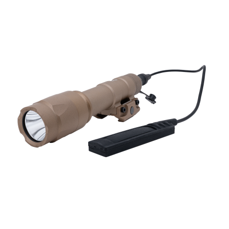 ASG - Lampe Tactique Avec Bouton Déporte Strike Système WL1080 - Tan
