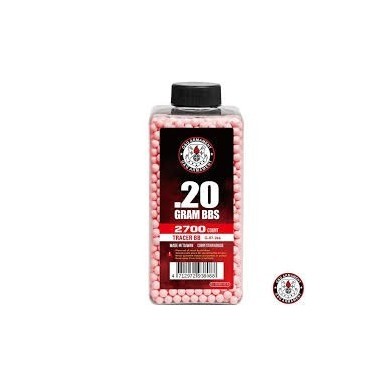 G&G Armament - Billes Biodégradable Traçantes Rouge 0.20g X 2700 bbs