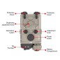 WADSN - Boitier Laser + Lampe LED - Dark Earth (WD6090-T)