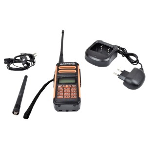 Baofeng - Dual band VHF/UHF FM radio nouvelle version - Orange