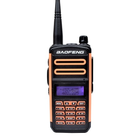 Baofeng UV-5PLUS Orange – Radio VHF/UHF 5W renforcée pour communication tactique