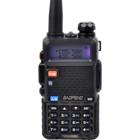 Baofeng UV-5R – Radio VHF/UHF Dual Band 5W pour communication tactique