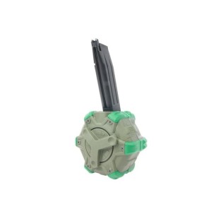 WE – Chargeur Drum Gaz 350 coups pour Hi-Capa GBB