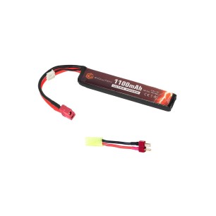 Evolution International - batterie Li-Po 7.4V 1100mAh 20C - 40C - T-dean - 1 bâton