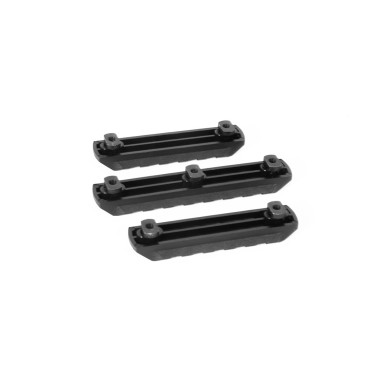 Evolution International - Rails set de 3 pièces en m-lok - Noir