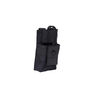 Black river - Poche pour radio avec attache molle - Noir
