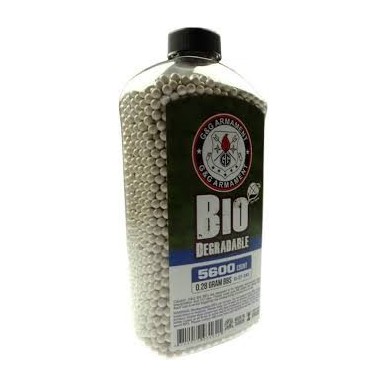 G&G Armament - Billes biodégradable Blanche 0.28g Précision 5600 Bbs