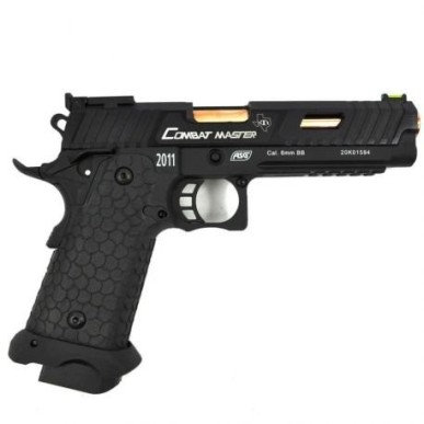ASG - Pistolet GBB STI Combat Master Co2 - Noir et Cuivre