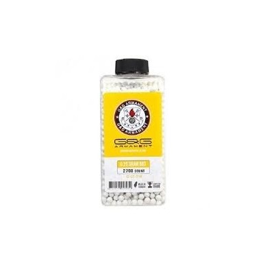 G&G Armament - Billes Blanche 0.25g Précision 2700 Bbs