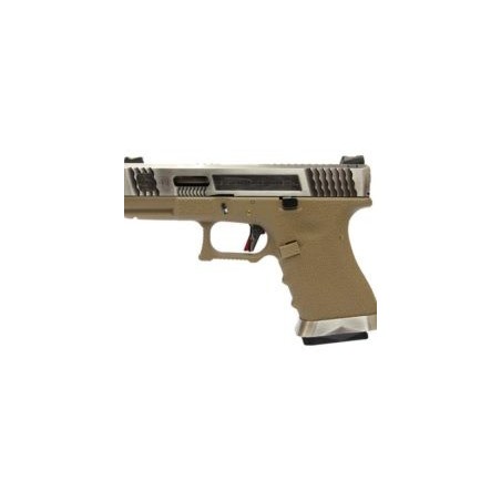 WE - G-Force 19 SV Argent Barrel Métal Version GBB