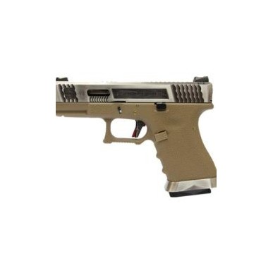 WE - G-Force 19 SV Argent Barrel Métal Version GBB