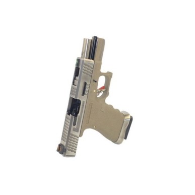 WE - G-Force 19 SV Argent Barrel Métal Version GBB