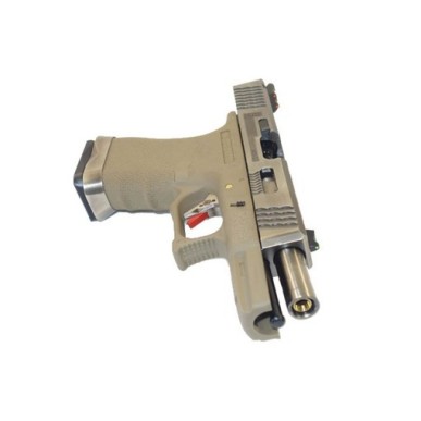 WE - G-Force 19 SV Argent Barrel Métal Version GBB