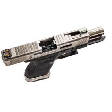 WE - G-Force 19 SV Argent Barrel Métal Version GBB