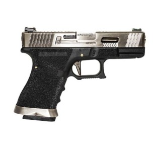 WE - G-Force 19 SV Argent Barrel Métal Version GBB