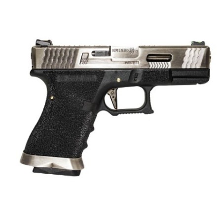 WE - G-Force 19 SV Argent Barrel Métal Version GBB