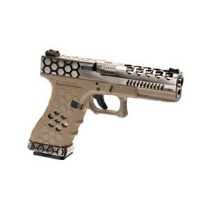 AW CUSTOM - VX0210 Hex Cut Full Métal GBB - Tan