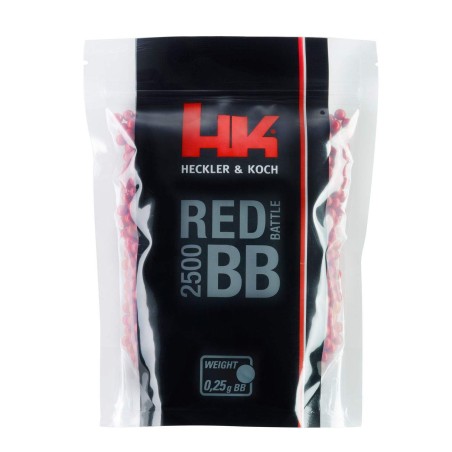 HECKLER&KOCH - Billes Rouge 0.25g X 2500 bbs