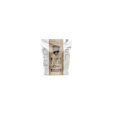 ELITE FORCE - Billes Elite Force Biodégradable Blanche 0.20g X 5000 bbs