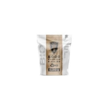 ELITE FORCE - Billes Elite Force Biodégradable Blanche 0.20g X 5000 bbs