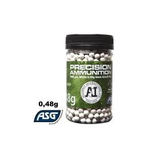 ASG - Billes Précision Ammunition 0.48g X 1000 bbs