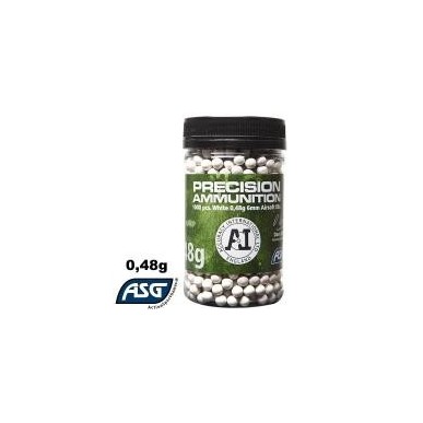 ASG - Billes Précision Ammunition 0.48g X 1000 bbs
