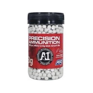 ASG - Billes Précision Ammunition 0.43g X 1000 bbs