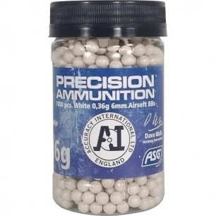 ASG - Billes Précision Ammunition 0.36g X 1000 bbs