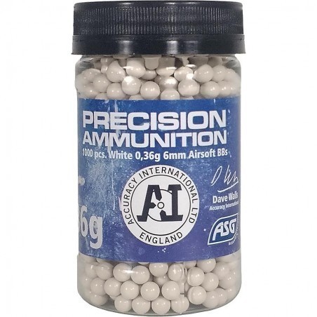 ASG - Billes Précision Ammunition 0.36g X 1000 bbs
