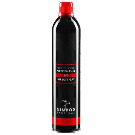 NIMROD TACTICAL - Bouteille de gaz airsoft Red 500ml - 174 PSI (silicone)
