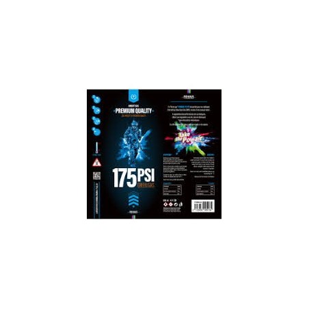 POWAIR - Bouteille de gaz airsoft Premium quality 500ml - 175 PSI (silicone)