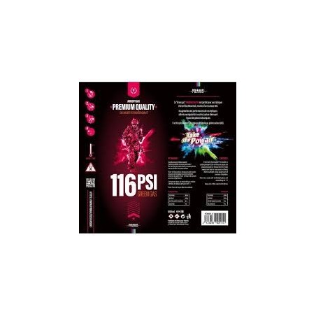 POWAIR - Bouteille de gaz airsoft Premium quality 500ml - 116 PSI (silicone)