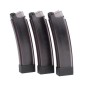 ASG - lot de 3 Chargeurs low-cap pour CZ Scorpion EVO 3 Et MTW 9 75 billes - Noir