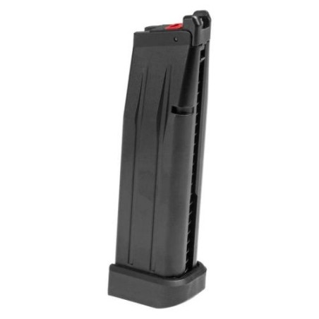 AW CUSTOM - Chargeur Gaz Pour ARMORER WORKS HXMG01 HX / Hi-Capa 5.1 30 Billes - Noir