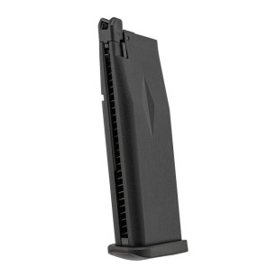 KJ WORKS - Chargeur Gas pour Hi-Capa 5.1 KP-06 28 billes - Noir