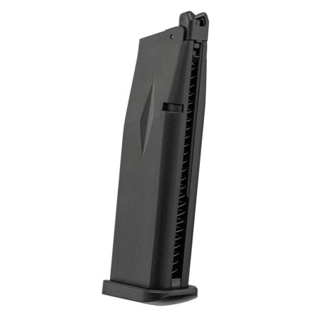 KJ WORKS - Chargeur Gas pour Hi-Capa 5.1 KP-06 28 billes - Noir