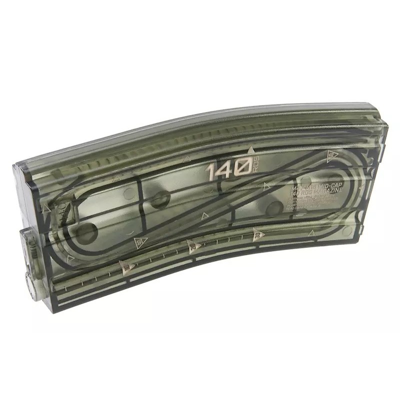 ARES - Chargeur Mid-cap 140 billes - Transparent ARES - Chargeur Mid-cap 140 billes - Transparent