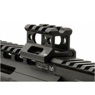 UTG - Rehausse 21mm 3 slots Rail Picatinny - Noir