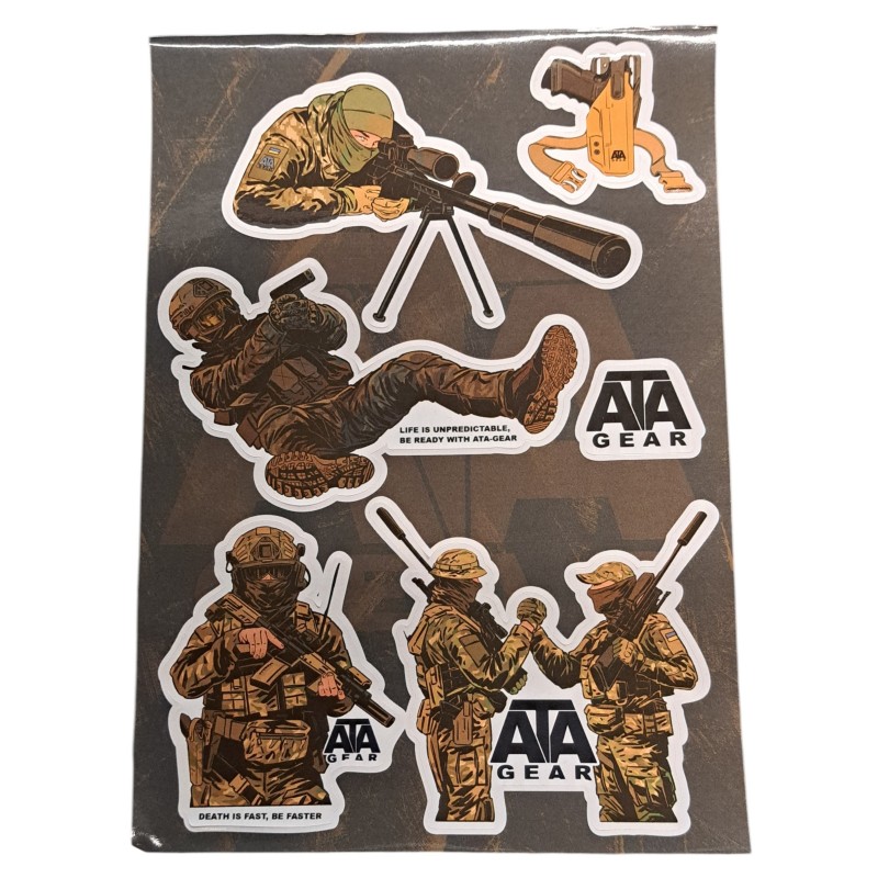 Ata gear - Planche de stickers